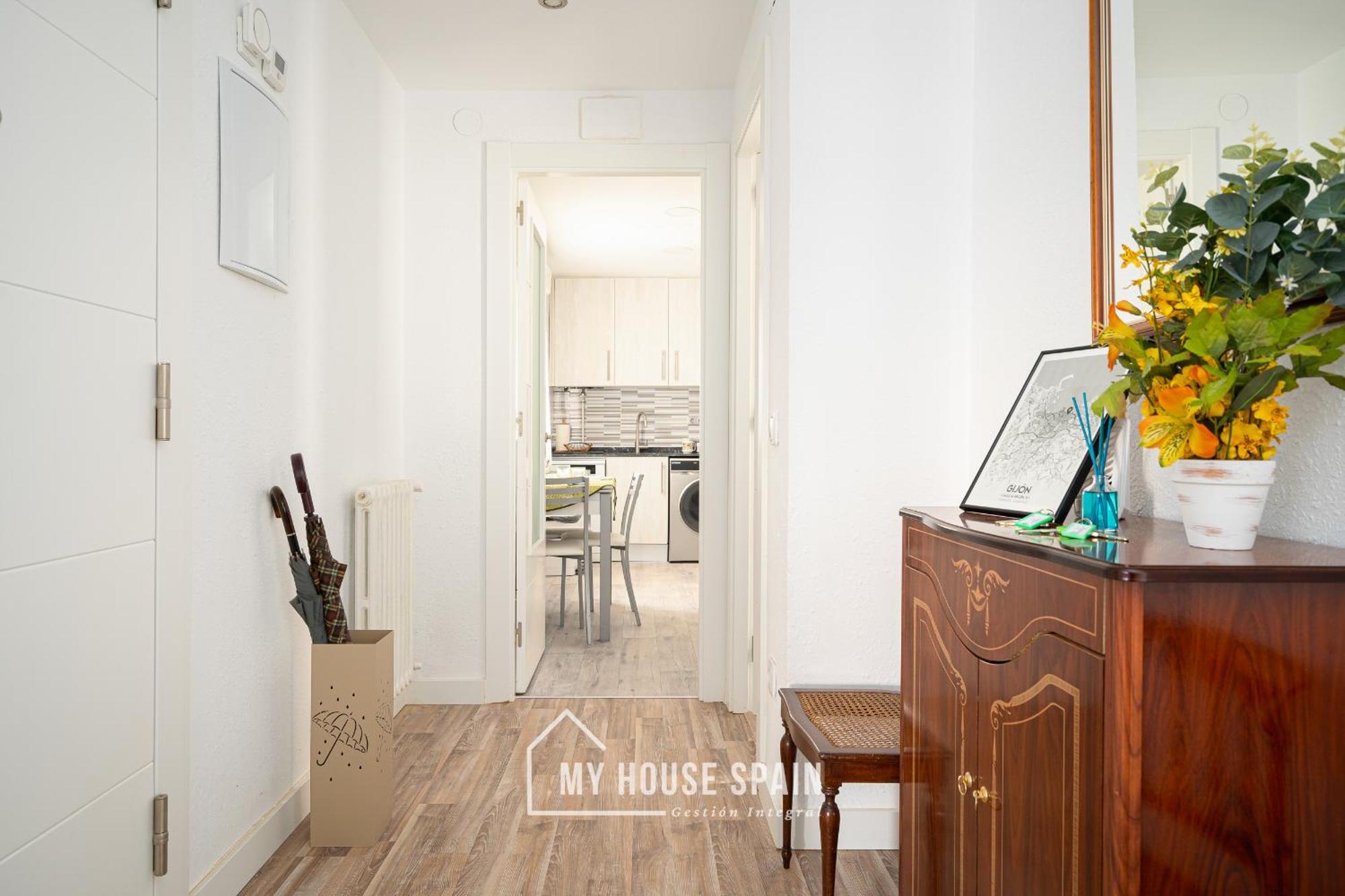Myhousespain - Piso 3 Habitaciones Cerca Playa San Lorenzo Gijón Eksteriør billede